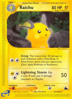 Raichu (27) 27/144 - Skyridge Reverse Holofoil - Poke-Collect