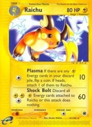 Raichu (61) 61/165 - Expedition - Poke-Collect