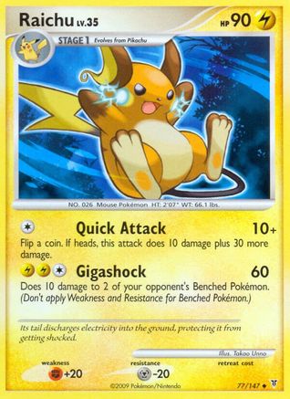 Raichu 77/147 - Supreme Victors - Poke-Collect