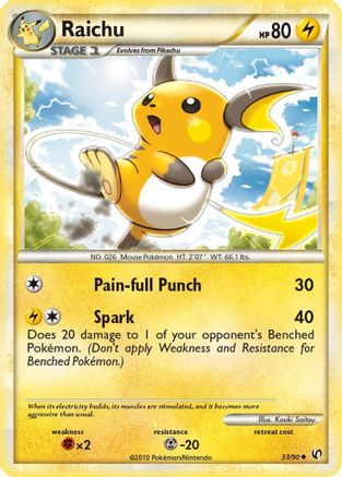 Raichu 33/90 - Undaunted - Poke-Collect