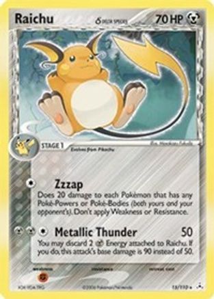 Raichu (Delta Species) 15/110 - Holon Phantoms Holofoil - Poke-Collect