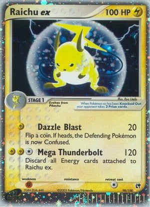 Raichu ex 98/100 - Sandstorm Holofoil - Poke-Collect