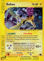 Raikou (H26) H26/144 - Skyridge Holofoil - Poke-Collect