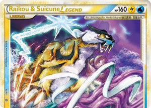 Raikou & Suicune Legend (Top) 92/95 - Unleashed Holofoil - Poke-Collect