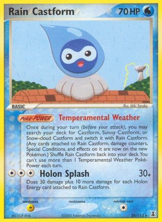 Rain Castform 26/113 - Delta Species - Poke-Collect