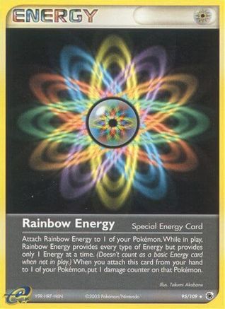 Rainbow Energy 95/109 - Ruby and Sapphire Reverse Holofoil - Poke-Collect