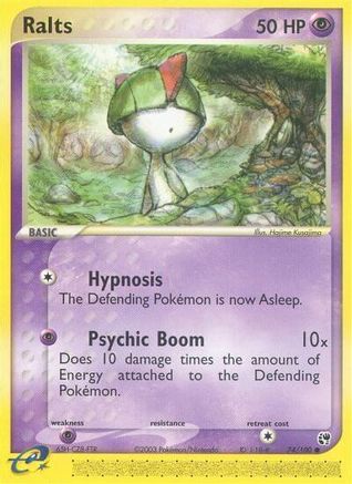 Ralts 74/100 - Sandstorm Reverse Holofoil - Poke-Collect