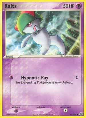 Ralts 61/106 - Emerald Reverse Holofoil