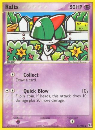Ralts 81/113 - Delta Species Reverse Holofoil - Poke-Collect