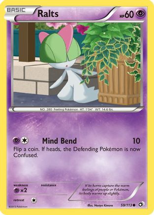 Ralts 59/113 - Legendary Treasures - Poke-Collect