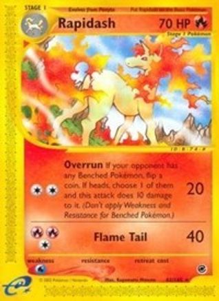 Rapidash (62) 62/165 - Expedition Reverse Holofoil - Poke-Collect