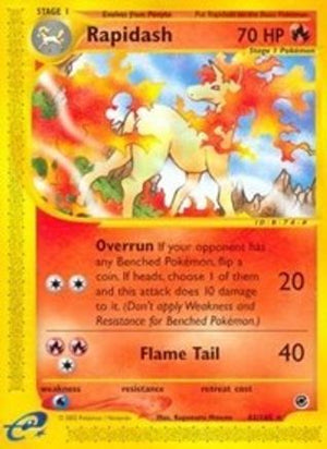 Rapidash (62) 62/165 - Expedition Reverse Holofoil - Poke-Collect