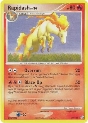 Rapidash 59/130 - Diamond and Pearl - Poke-Collect