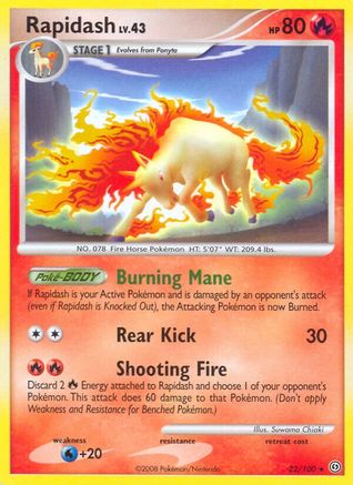 Rapidash 22/100 - Stormfront - Poke-Collect