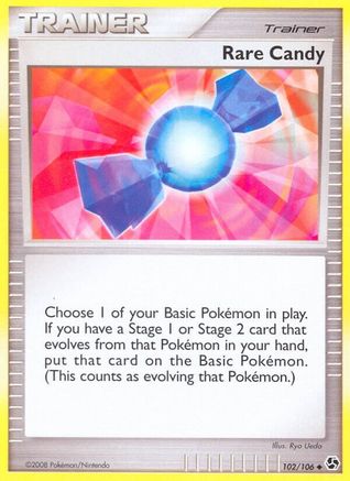 Rare Candy 102/106 - Great Encounters Reverse Holofoil - Poke-Collect