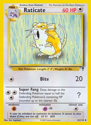 Raticate 61/110 - Legendary Collection - Poke-Collect