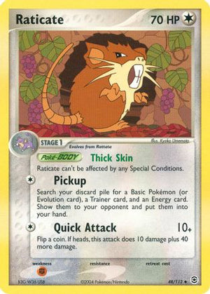 Raticate 48/112 - FireRed & LeafGreen - Poke-Collect
