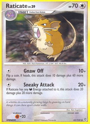 Raticate 61/132 - Secret Wonders - Poke-Collect