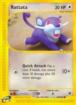 Rattata 128/165 - Expedition Reverse Holofoil - Poke-Collect
