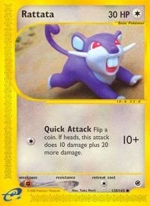 Rattata 128/165 - Expedition Reverse Holofoil - Poke-Collect