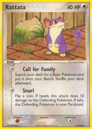 Rattata - 072/109 72/109 - Team Rocket Returns - Poke-Collect