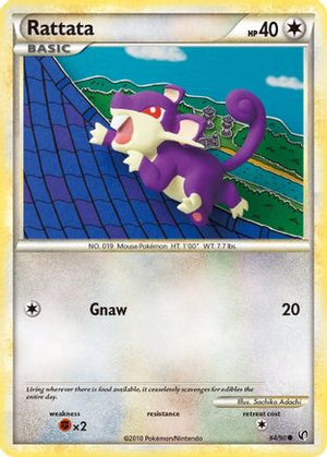 Rattata 64/90 - Undaunted Reverse Holofoil - Poke-Collect