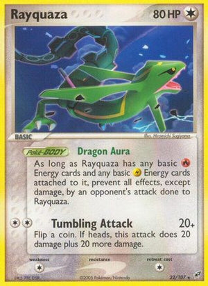 Rayquaza 22/107 - Deoxys Reverse Holofoil