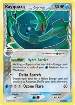 Rayquaza - 016/110 (Delta Species) 16/110 - Holon Phantoms Reverse Holofoil - Poke-Collect