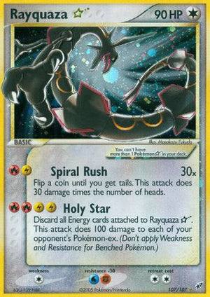 Rayquaza Star 107/107 - Deoxys Holofoil - Poke-Collect