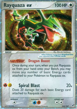 Rayquaza ex 102/107 - Deoxys Holofoil - Poke-Collect