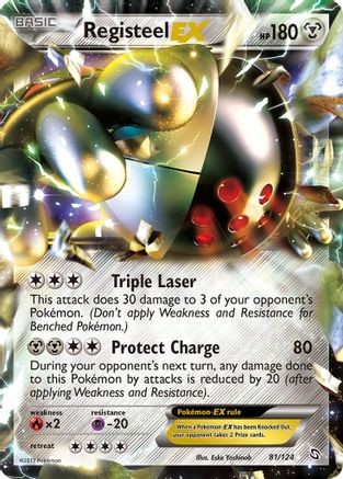 Registeel EX 81/124 - Dragons Exalted Holofoil - Poke-Collect