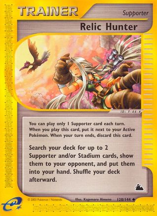 Relic Hunter 120/144 - Skyridge Reverse Holofoil - Poke-Collect