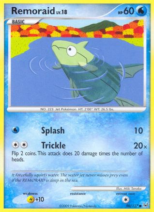 Remoraid 90/127 - Platinum Reverse Holofoil - Poke-Collect