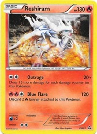 Reshiram - BW23 BW23/101 - Black and White Promos Holofoil - Poke-Collect