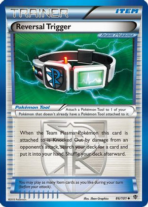 Reversal Trigger (Team Plasma) 86/101 - Plasma Blast Reverse Holofoil - Poke-Collect