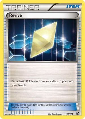 Revive 102/114 - Black and White Reverse Holofoil - Poke-Collect