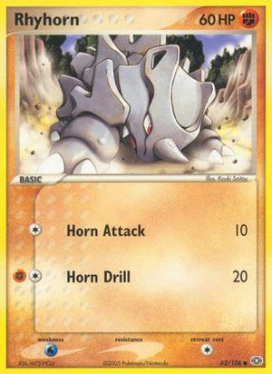 Rhyhorn 62/106 - Emerald - Poke-Collect
