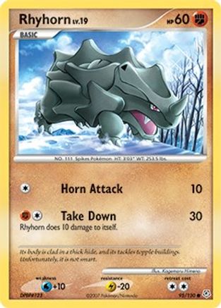 Rhyhorn 95/130 - Diamond and Pearl - Poke-Collect