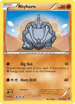 Rhyhorn 60/146 - XY Base Set - Poke-Collect
