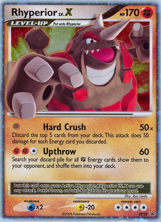 Rhyperior LV.X - DP29 DP29/56 - Diamond and Pearl Promos Holofoil - Poke-Collect