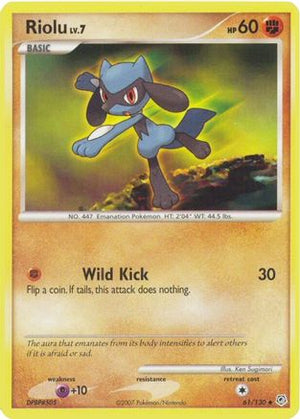 Riolu 61/130 - Diamond and Pearl - Poke-Collect