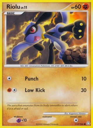 Riolu 117/146 - Legends Awakened Reverse Holofoil - Poke-Collect