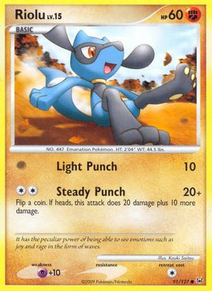 Riolu 91/127 - Platinum Reverse Holofoil - Poke-Collect