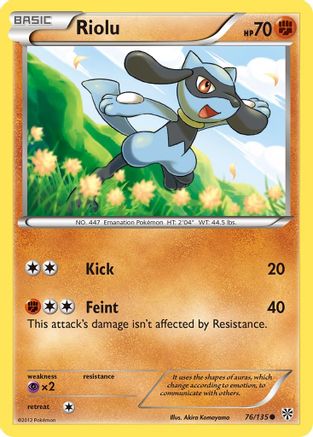 Riolu (76) 76/135 - Plasma Storm Reverse Holofoil - Poke-Collect
