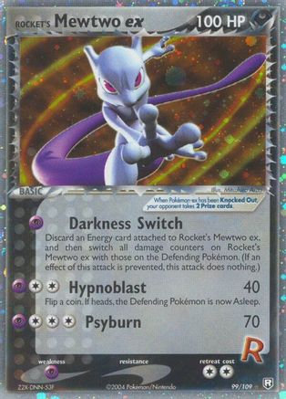 Rocket's Mewtwo ex 99/109 - Team Rocket Returns Holofoil - Poke-Collect
