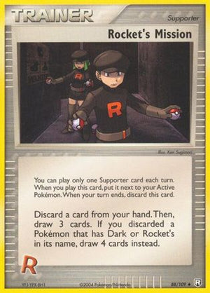 Rocket's Mission 88/109 - Team Rocket Returns - Poke-Collect