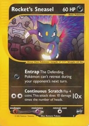 Rocket's Sneasel - 5 5/9 - Best of Promos - Poke-Collect