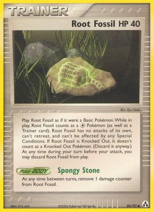 Root Fossil 80/92 - Legend Maker - Poke-Collect