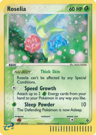 Roselia 9/97 - Dragon Reverse Holofoil - Poke-Collect