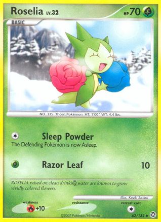 Roselia 62/132 - Secret Wonders - Poke-Collect